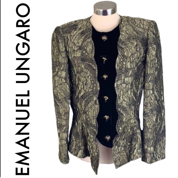 Emanuel Ungaro Jackets & Blazers - 👑 EMANUEL UNGARO EVENING BLAZER 💯AUTHENTIC
